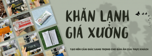 Khăn lạnh giá tại xưởng - in ấn và thiết kế mẫu theo yêu cầu